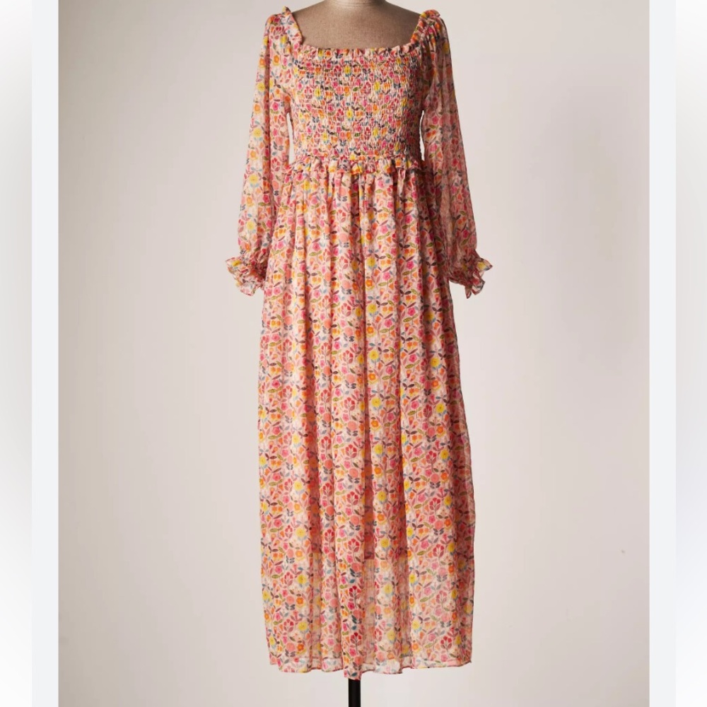 🆕Molly Bracken Lili Sidonio 1861 floral print Maxi dress size S